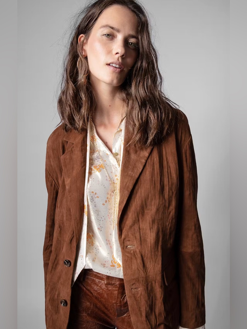 Zadig & Voltaire Suede Jacket | Size Small - Picture 4 of 16